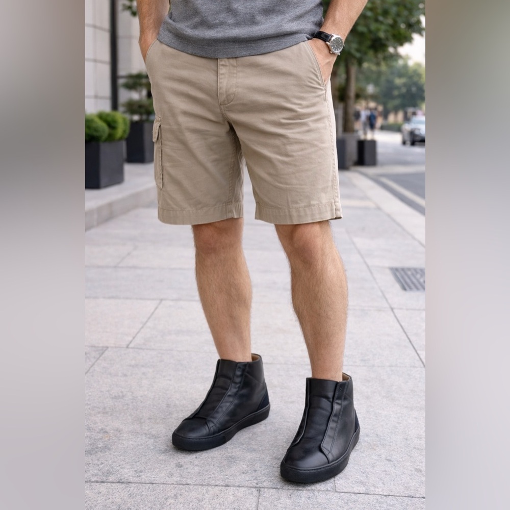 Erge Black Leather High-Top Sneakers
Deverge